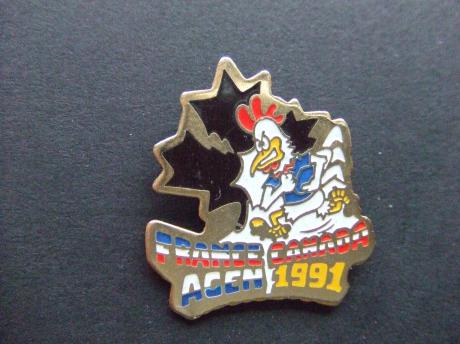 France-Canada Acen 1991 voetbal